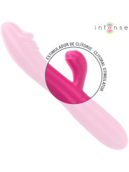 VIBRADOR FLEXIBLE IVY CON LENGUA ESTIMULADORA Y 10 MODOS DE LA MARCA INTENSE FUN