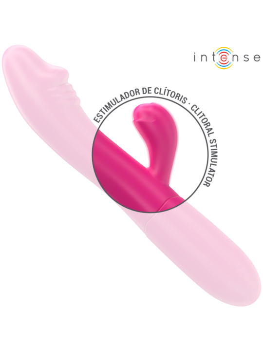 VIBRADOR FLEXIBLE IVY CON LENGUA ESTIMULADORA Y 10 MODOS DE LA MARCA INTENSE FUN