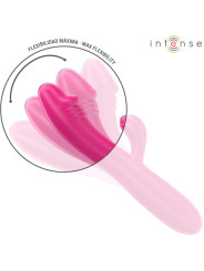 VIBRADOR FLEXIBLE IVY CON LENGUA ESTIMULADORA Y 10 MODOS DE LA MARCA INTENSE FUN