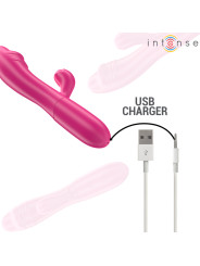 VIBRADOR FLEXIBLE IVY CON LENGUA ESTIMULADORA Y 10 MODOS DE LA MARCA INTENSE FUN