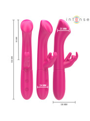 VIBRADOR RABBIT JULIETA 10 MODOS ROSA ESTIMULACIÓN CLITORIS Y PUNTO G DE LA MARCA INTENSE FUN