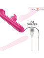 VIBRADOR RABBIT JULIETA 10 MODOS ROSA ESTIMULACIÓN CLITORIS Y PUNTO G DE LA MARCA INTENSE FUN