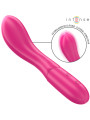 VIBRADOR FLEXIBLE LISETTE 19 CM 10 MODOS SILICONA PREMIUM DE LA MARCA INTENSE FUN
