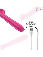 VIBRADOR PATY 19 CM FLEXIBLE 10 MODOS SILICONA PREMIUM DE LA MARCA INTENSE FUN