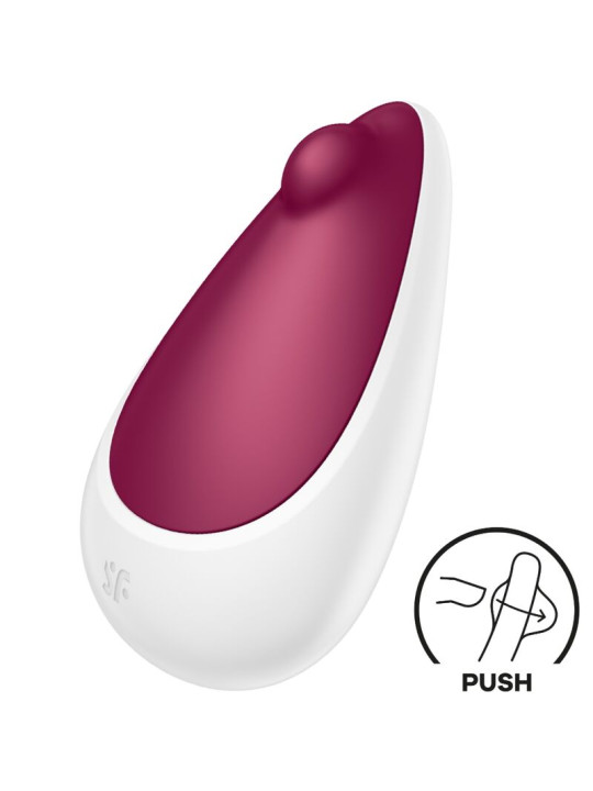 SATISFYER SPOT ON 3 ESTIMULADOR CLITORIS SILICONA ROJO DE LA MARCA SATISFYER VIBRATOR