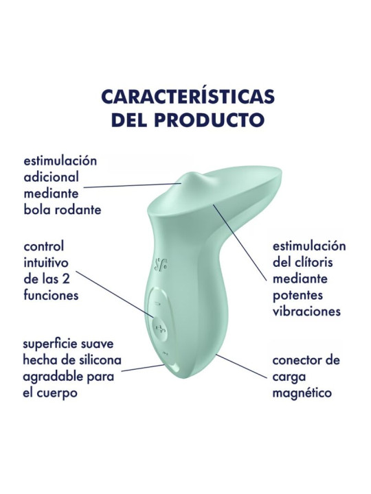 SATISFYER EXCITERRR VIBRADOR CLITORIS MENTA LAY-ON DE LA MARCA SATISFYER VIBRATOR