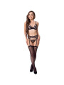 CONJUNTO LIVCO CORSETTI KEILA SUJETADOR LIGUERO PANTY NEGRO DE LA MARCA LIVCO CORSETTI SETS
