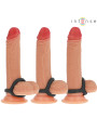 ANILLO DOBLE PARA PENE CARSON SILICONA NEGRO INTENSE DE LA MARCA INTENSE COUPLES TOYS