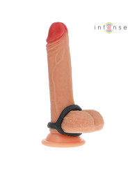 ANILLO DOBLE PARA PENE CARSON SILICONA NEGRO INTENSE DE LA MARCA INTENSE COUPLES TOYS