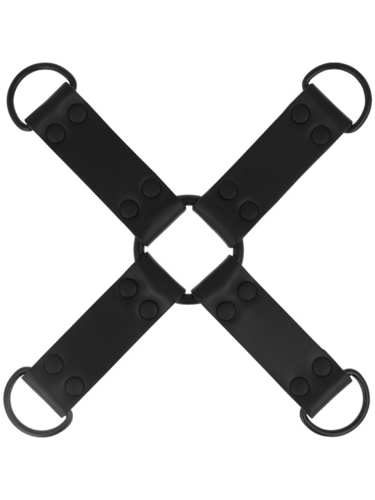 ENGANCHE MÚLTIPLE MANOS Y PIES CUERO VEGANO INTENSE FETISH DE LA MARCA INTENSE FETISH