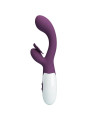 VIBRADOR RABBIT BUTTERFLY KISS ESTIMULADOR PUNTO G MORADO DE LA MARCA PRETTY LOVE FLIRTATION