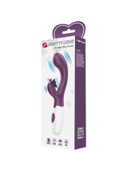 VIBRADOR RABBIT BUTTERFLY KISS ESTIMULADOR PUNTO G MORADO DE LA MARCA PRETTY LOVE FLIRTATION