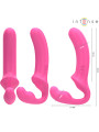VIBRADOR DOBLE AMY 20 CM ROSA CONTROL REMOTO INTENSE DE LA MARCA INTENSE FUN