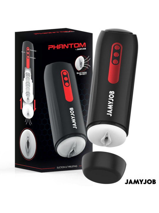 MASTURBADOR AUTOMÁTICO PHANTOM 5 MODOS SUCCIÓN Y EMPUJE DE LA MARCA JAMYJOB