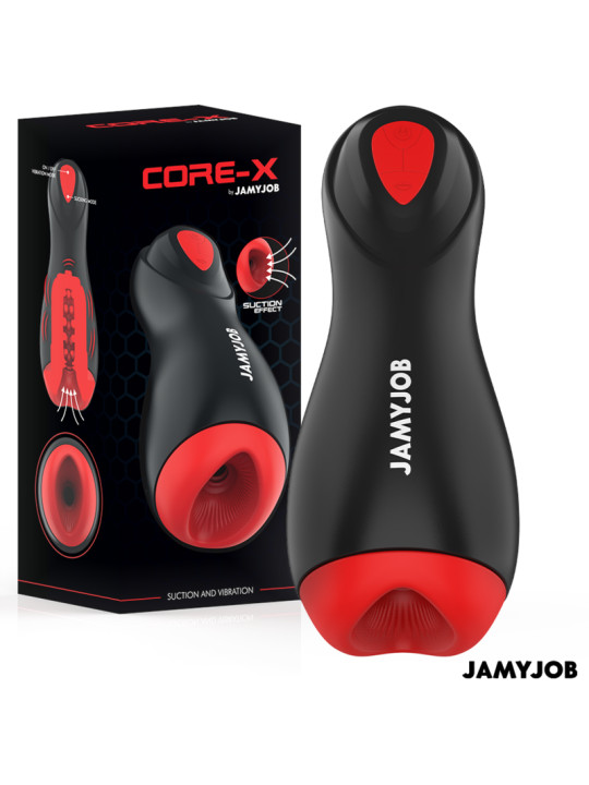 MASTURBADOR AUTOMÁTICO JAMYJOB CORE-X 5 MODOS SUCCIÓN Y VIBRACIÓN DE LA MARCA JAMYJOB