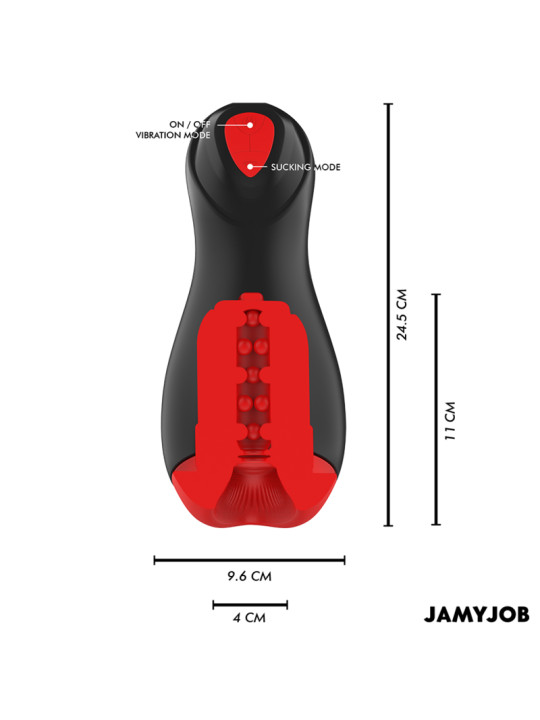 MASTURBADOR AUTOMÁTICO JAMYJOB CORE-X 5 MODOS SUCCIÓN Y VIBRACIÓN DE LA MARCA JAMYJOB