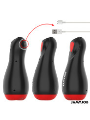 MASTURBADOR AUTOMÁTICO JAMYJOB CORE-X 5 MODOS SUCCIÓN Y VIBRACIÓN DE LA MARCA JAMYJOB