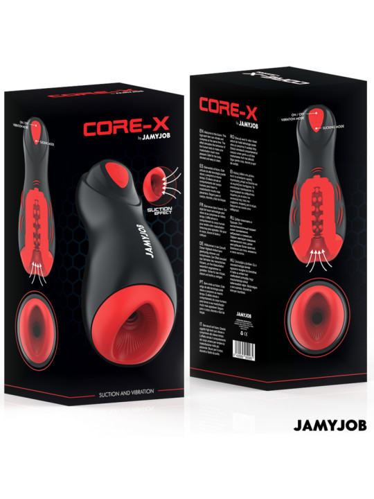 MASTURBADOR AUTOMÁTICO JAMYJOB CORE-X 5 MODOS SUCCIÓN Y VIBRACIÓN DE LA MARCA JAMYJOB