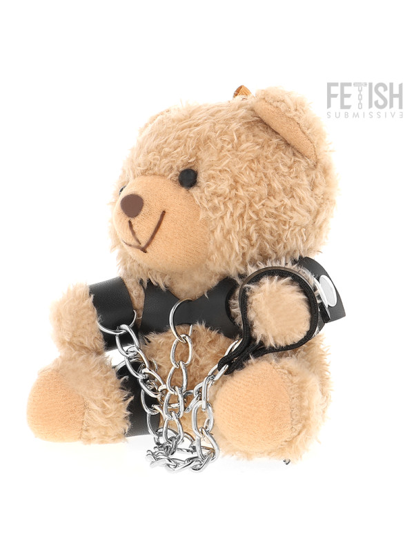 OSITO PELUCHE BDSM YOGI CON ESPOSAS Y ARNÉS DE LA MARCA FETISH SUBMISSIVE REBEL TOYS