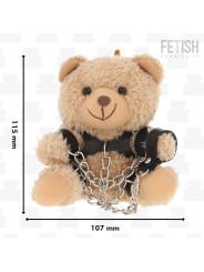 OSITO PELUCHE BDSM YOGI CON ESPOSAS Y ARNÉS DE LA MARCA FETISH SUBMISSIVE REBEL TOYS