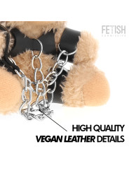 OSITO PELUCHE BDSM YOGI CON ESPOSAS Y ARNÉS DE LA MARCA FETISH SUBMISSIVE REBEL TOYS