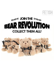 OSITO PELUCHE BDSM YOGI CON ESPOSAS Y ARNÉS DE LA MARCA FETISH SUBMISSIVE REBEL TOYS
