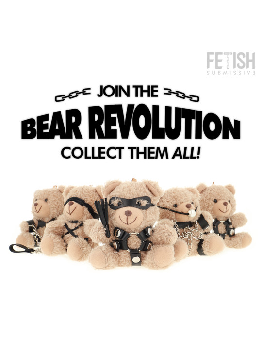 OSITO PELUCHE BDSM FETISH SUBMISSIVE - MODELO TED DE LA MARCA FETISH SUBMISSIVE REBEL TOYS
