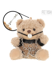 OSITO PELUCHE BDSM FOZZIE CON MORDAZA Y ARNÉS DE CUERO DE LA MARCA FETISH SUBMISSIVE REBEL TOYS