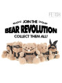 OSITO PELUCHE BDSM FOZZIE CON MORDAZA Y ARNÉS DE CUERO DE LA MARCA FETISH SUBMISSIVE REBEL TOYS