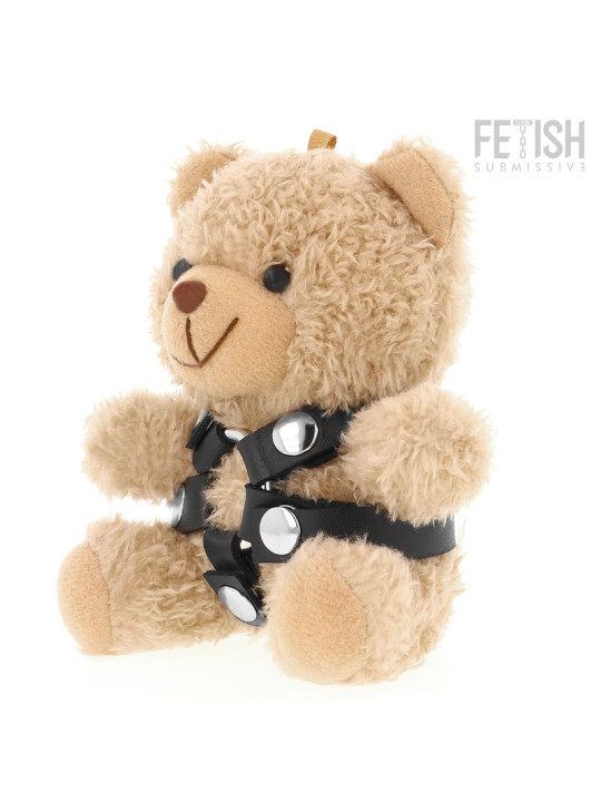 OSITO PELUCHE BDSM BONGO CON ARNÉS Y MORDACAS DE LA MARCA FETISH SUBMISSIVE REBEL TOYS
