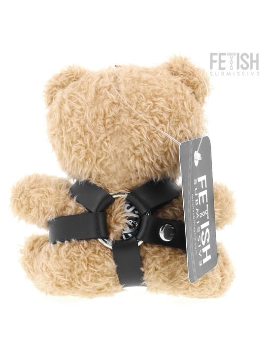 OSITO PELUCHE BDSM BONGO CON ARNÉS Y MORDACAS DE LA MARCA FETISH SUBMISSIVE REBEL TOYS