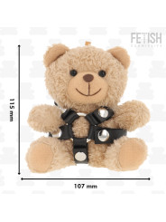 OSITO PELUCHE BDSM BONGO CON ARNÉS Y MORDACAS DE LA MARCA FETISH SUBMISSIVE REBEL TOYS