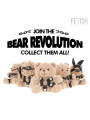 OSITO PELUCHE BDSM BONGO CON ARNÉS Y MORDACAS DE LA MARCA FETISH SUBMISSIVE REBEL TOYS