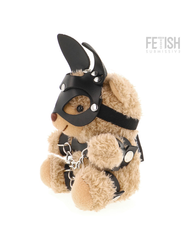 OSITO PELUCHE BDSM MISHKA CON MÁSCARA Y CADENAS DE LA MARCA FETISH SUBMISSIVE REBEL TOYS