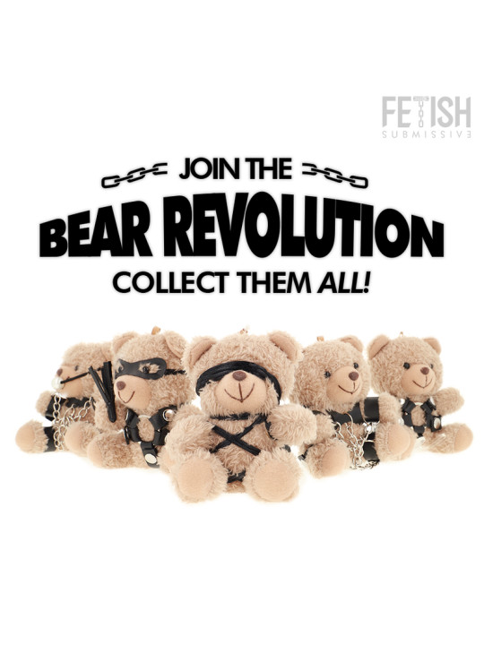 OSITO PELUCHE BDSM WINNIE FETISH SUBMISSIVE DE LA MARCA FETISH SUBMISSIVE REBEL TOYS