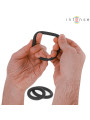 ANILLOS PARA PENE HUGH 3 UNIDADES SILICONA NEGRO INTENSE DE LA MARCA INTENSE COUPLES TOYS