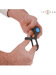 ANILLO VIBRADOR ALEX 10 MODOS NEGRO CON CONTROL REMOTO DE LA MARCA INTENSE COUPLES TOYS
