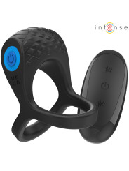 ANILLO VIBRADOR ALEX 10 MODOS NEGRO CON CONTROL REMOTO DE LA MARCA INTENSE COUPLES TOYS