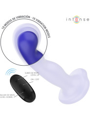 VIBRADOR CON VENTOSA Y CONTROL REMOTO INTENSE SHORTY AZUL DE LA MARCA INTENSE FUN