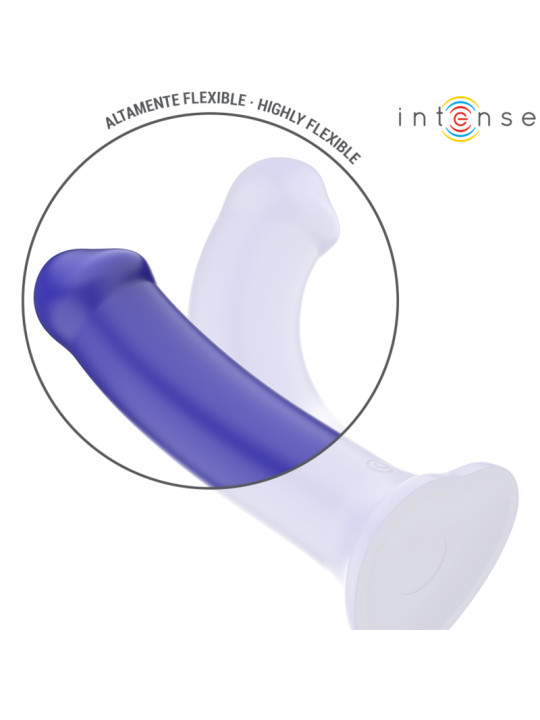 VIBRADOR VICTORIA CON VENTOSA 10 MODOS REMOTO AZUL OSCURO DE LA MARCA INTENSE FUN