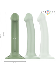 VIBRADOR BECCA CON VENTOSA 10 MODOS VERDE CONTROL REMOTO DE LA MARCA INTENSE FUN