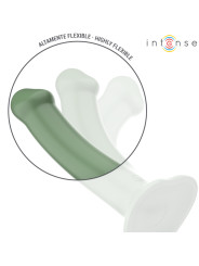 VIBRADOR BECCA CON VENTOSA 10 MODOS VERDE CONTROL REMOTO DE LA MARCA INTENSE FUN