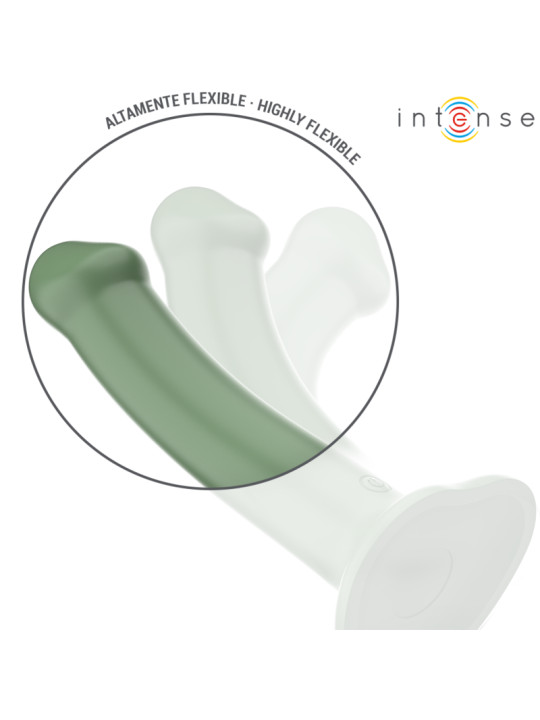 VIBRADOR BECCA CON VENTOSA 10 MODOS VERDE CONTROL REMOTO DE LA MARCA INTENSE FUN
