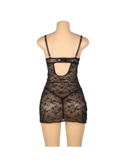 BABYDOLL DE ENCAJE NEGRO SUBBLIME TIRANTES AJUSTABLES S/M DE LA MARCA SUBBLIME BABYDOLLS