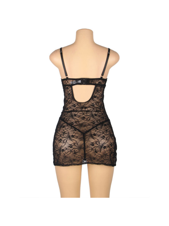 BABYDOLL DE ENCAJE NEGRO SUBBLIME TIRANTES AJUSTABLES S/M DE LA MARCA SUBBLIME BABYDOLLS
