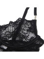 BABYDOLL DE ENCAJE NEGRO SUBBLIME TIRANTES AJUSTABLES S/M DE LA MARCA SUBBLIME BABYDOLLS