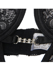 BABYDOLL DE ENCAJE NEGRO SUBBLIME TIRANTES AJUSTABLES S/M DE LA MARCA SUBBLIME BABYDOLLS