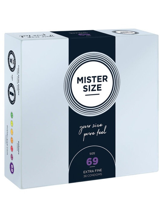 PRESERVATIVOS TALLA XXXL 69 MM - MISTER SIZE (36 UNIDADES) DE LA MARCA MISTER SIZE