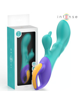 VIBRADOR RABBIT DUAL FRED AZUL - ESTIMULACIÓN INTERNA Y CLITORIDIANA DE LA MARCA INTENSE FUN