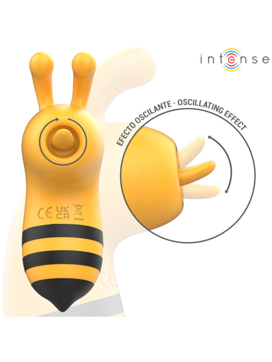 ESTIMULADOR CLÍTORIS ABEJA VIBRANTE AMARILLO/NEGRO DE LA MARCA INTENSE FUN